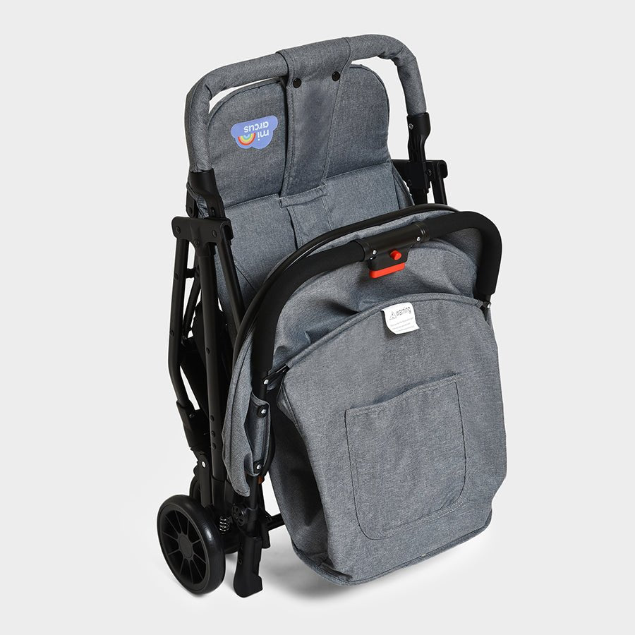 Cuddle Baby Stroller Grey Stroller 8