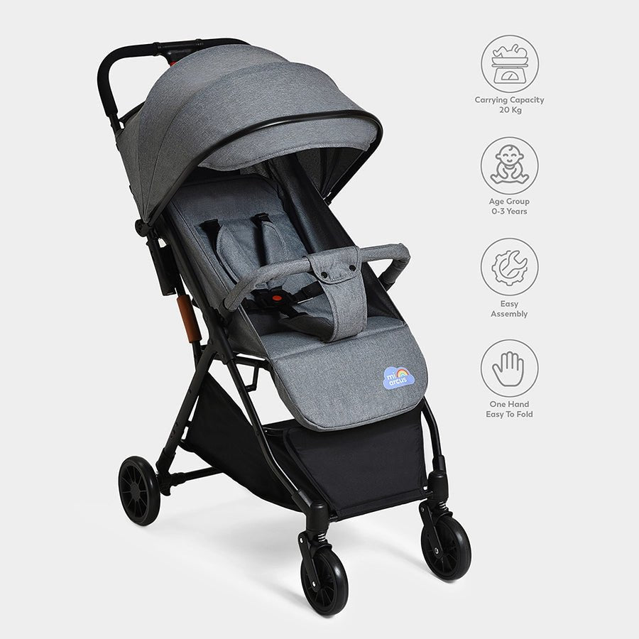 Cuddle Baby Stroller Grey Stroller 5