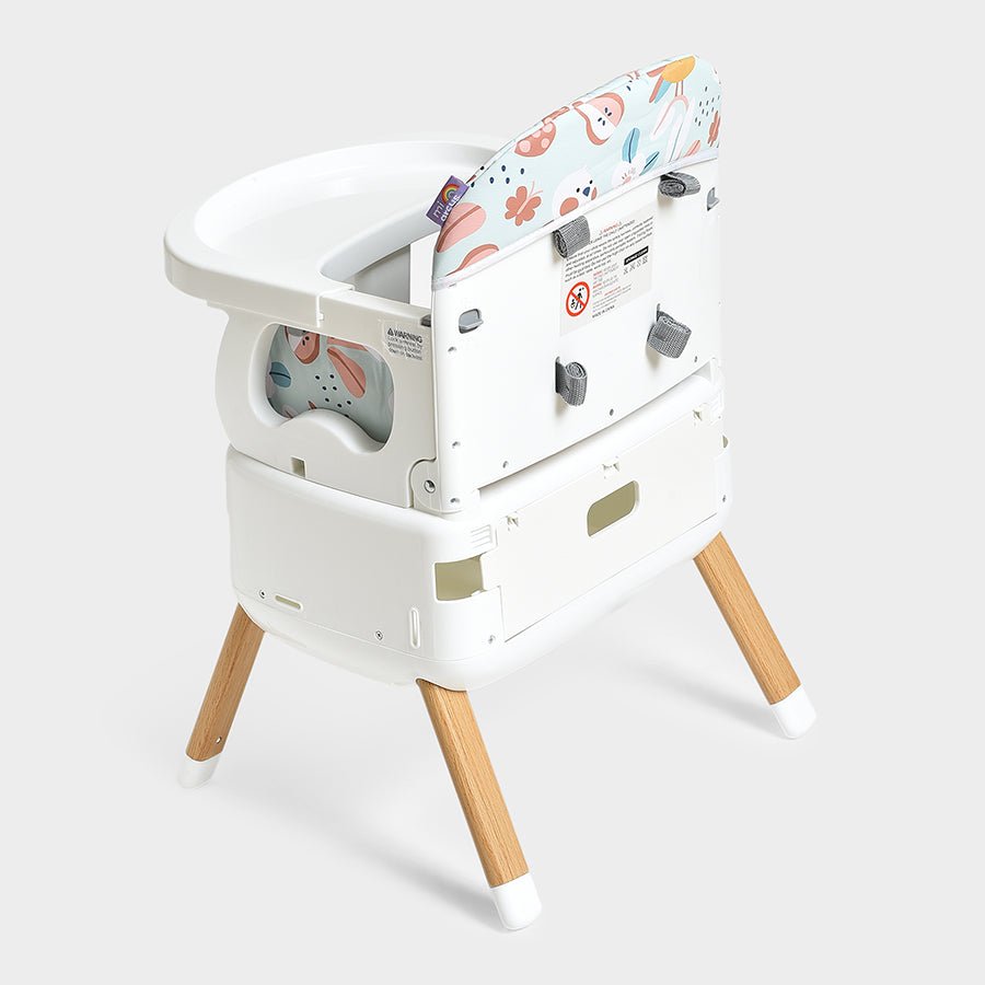 Cuddle High Chair 4 in 1 Bright White Baby Furniture 8