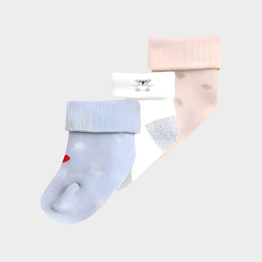 Cuddle Rib Unisex Mid Calf Socks Set of 3 Socks 1