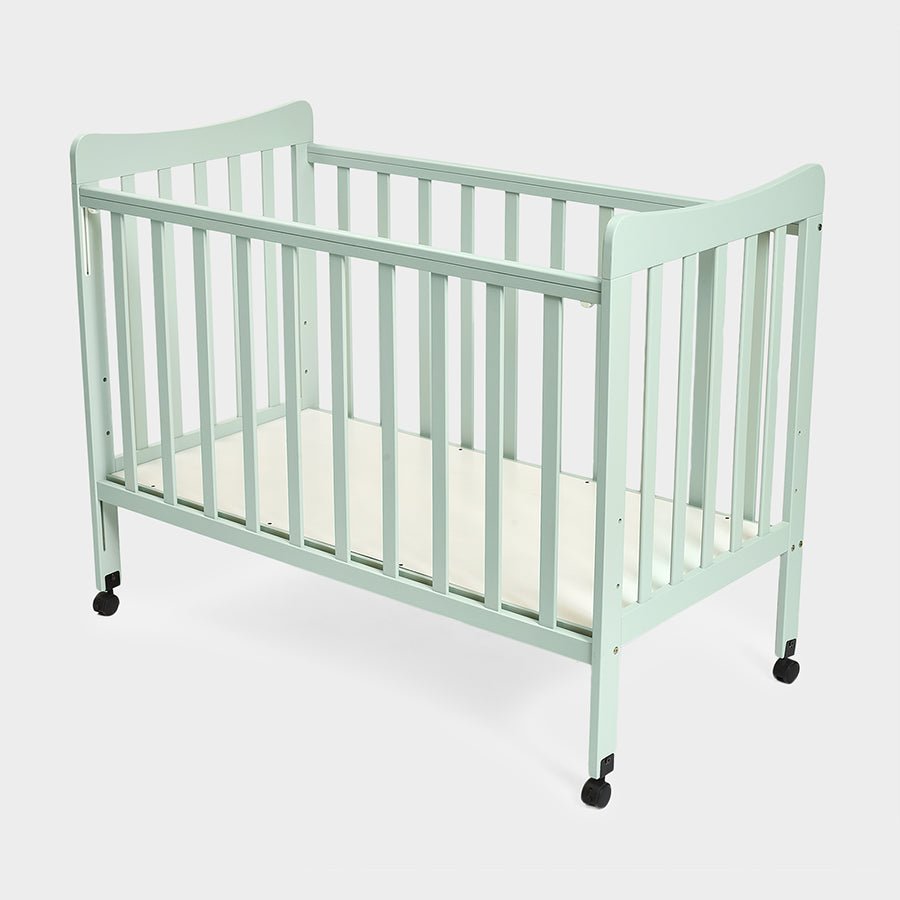 Cuddle Rubber Wood F - 103 Cot Green Cot 4