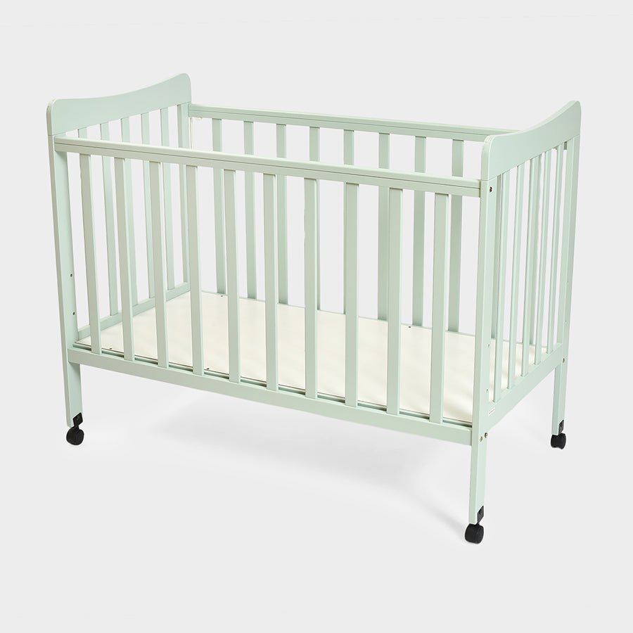 Cuddle Rubber Wood F - 103 Cot Green Cot 1