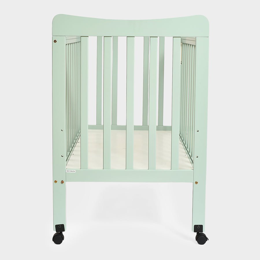 Cuddle Rubber Wood F - 103 Cot Green Cot 6