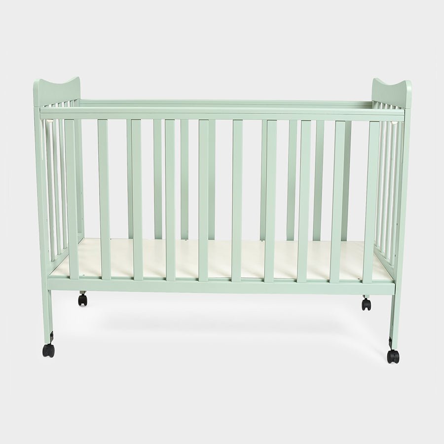 Cuddle Rubber Wood F - 103 Cot Green Cot 2