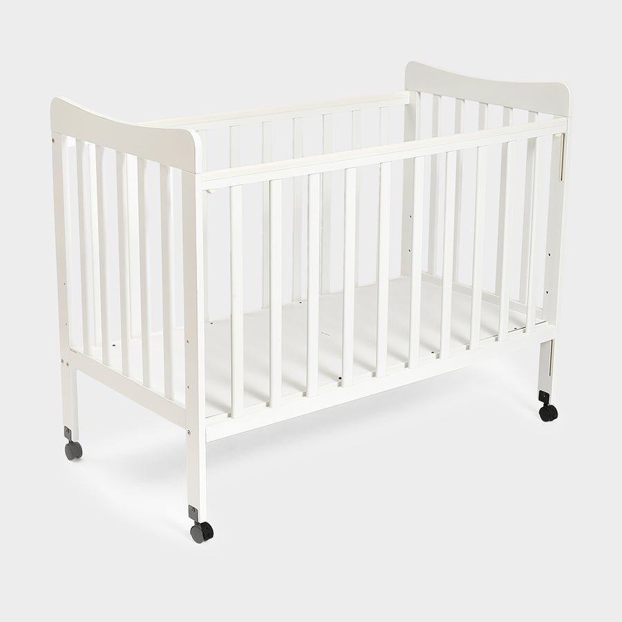 Cuddle Rubber Wood F - 103 Cot White Cot 1