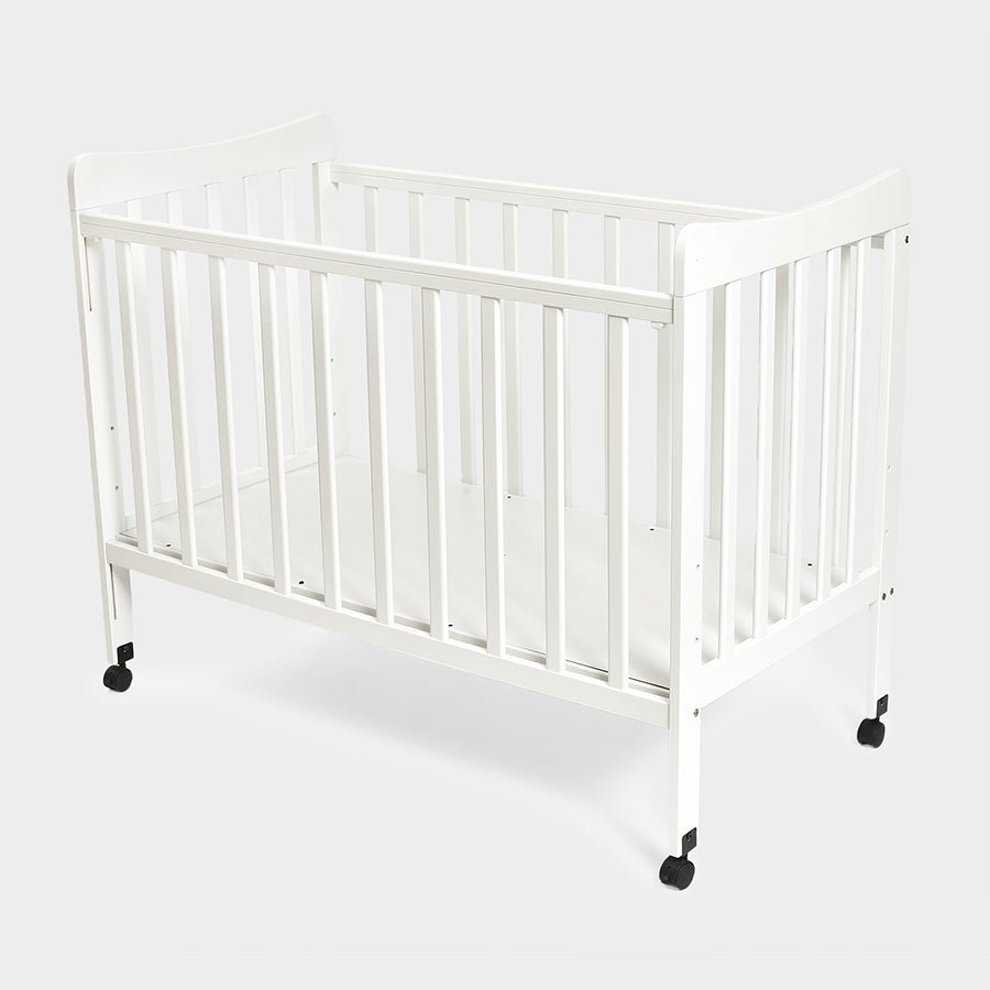 Cuddle Rubber Wood F - 103 Cot White Cot 2