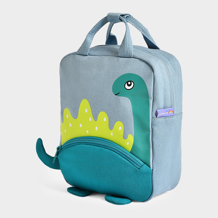 Dinomite Blue Woven Backpack for Kids School Bag 3