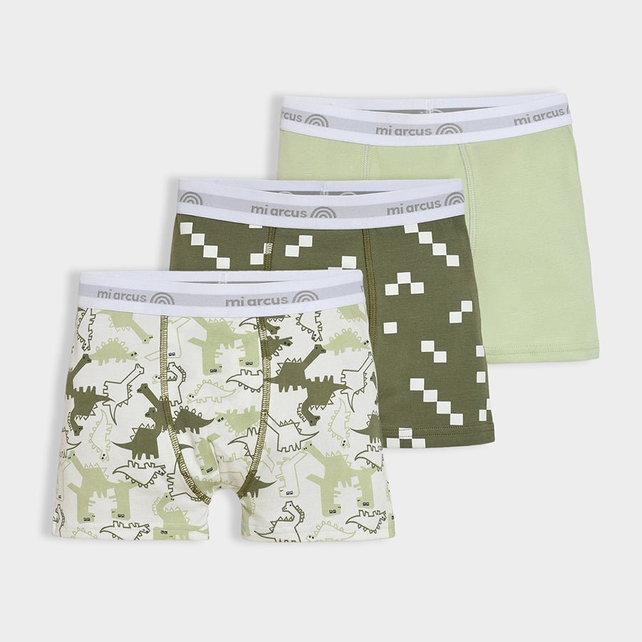 Dinomite Dodo Solid & Printed Briefs Pack of 3 Brief 1