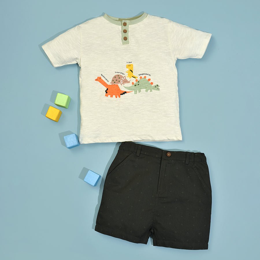 Dinomite Fossil T-shirt & Shorts Co-Ord Set Clothing Set 2