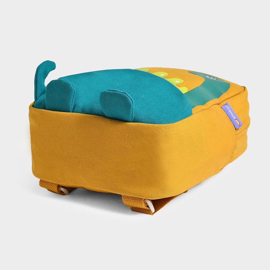 Dinomite Mustard Woven Backpack for Kids School Bag 7