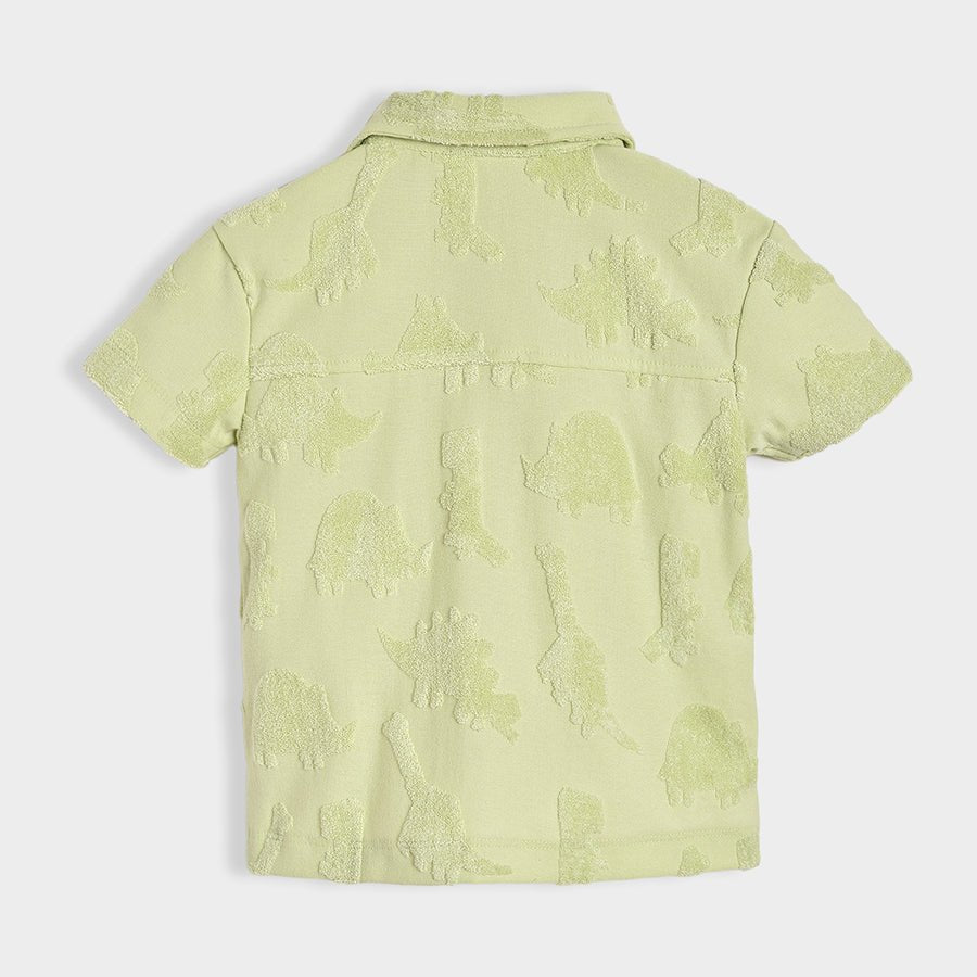 Dinomite Seafoam Green Shirt & Shorts Set Clothing Set 5