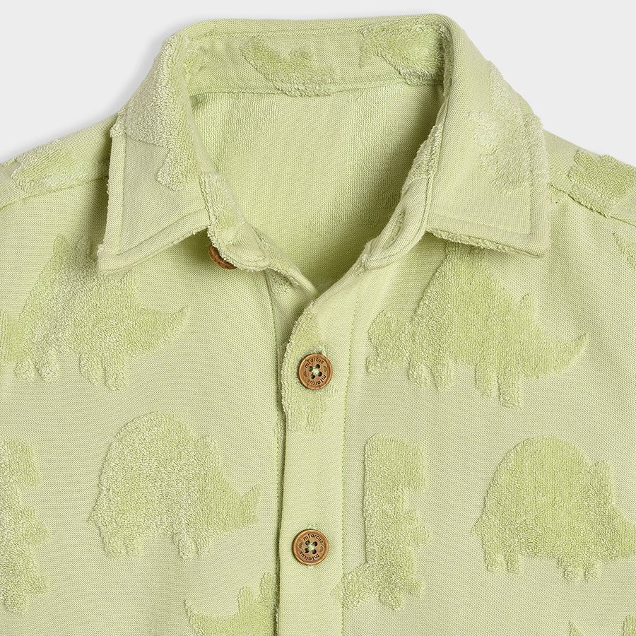 Dinomite Seafoam Green Shirt & Shorts Set Clothing Set 6