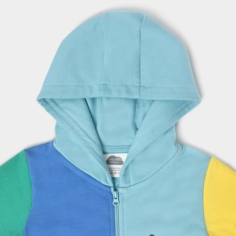 Farm Friends Colorblock Hooded Jacket Jacket Full Sleeves 4
