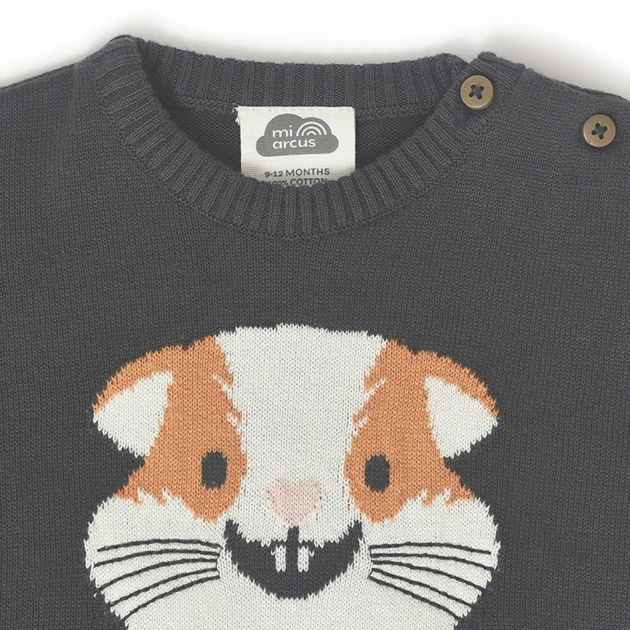 Farm Friends Grey T-shirt with Pajama Set Sweater - Pyjama Set 4