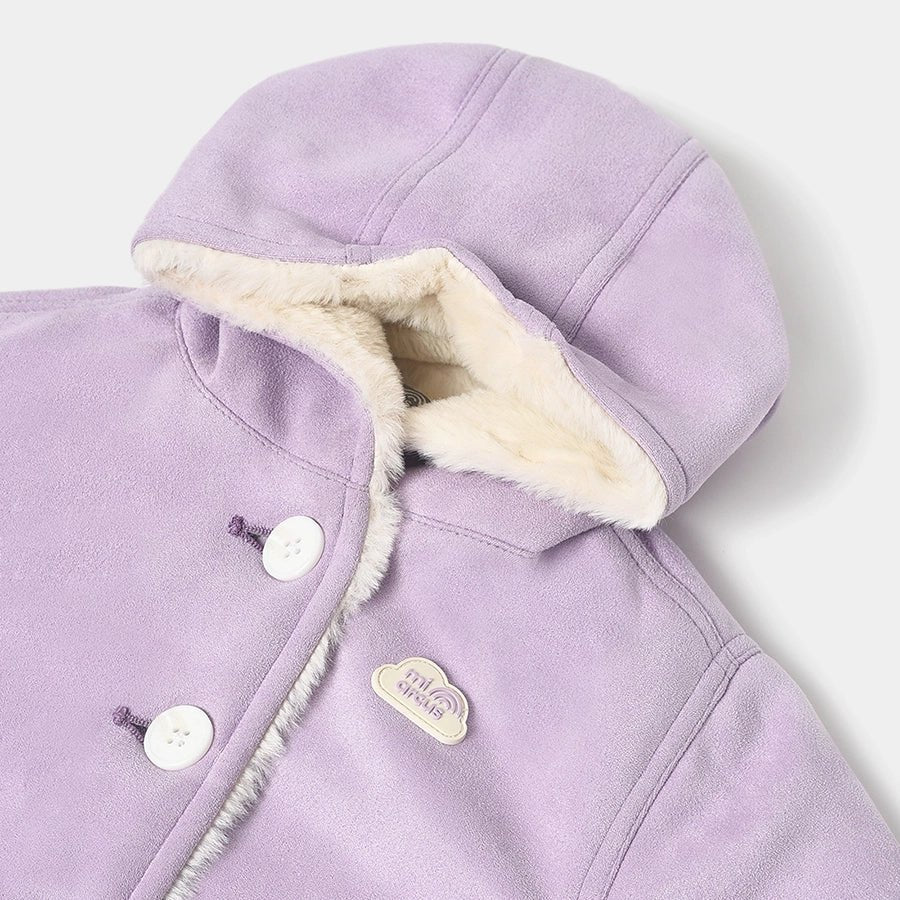 Farm Friends Hooded Purple Jacket for Kids Jacket Full Sleeves 6
