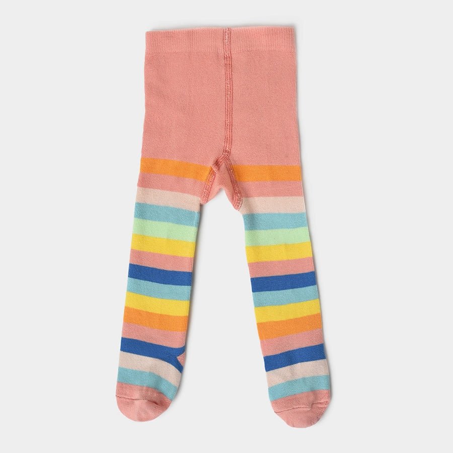 Farm Friends Knitted Stripes Stockings for Girls Stocking 2