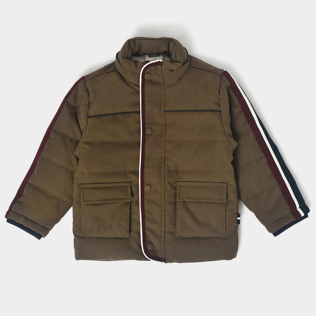 Farm Friends Solid Brown Jacket for Kids Jacket Full Sleeves 2