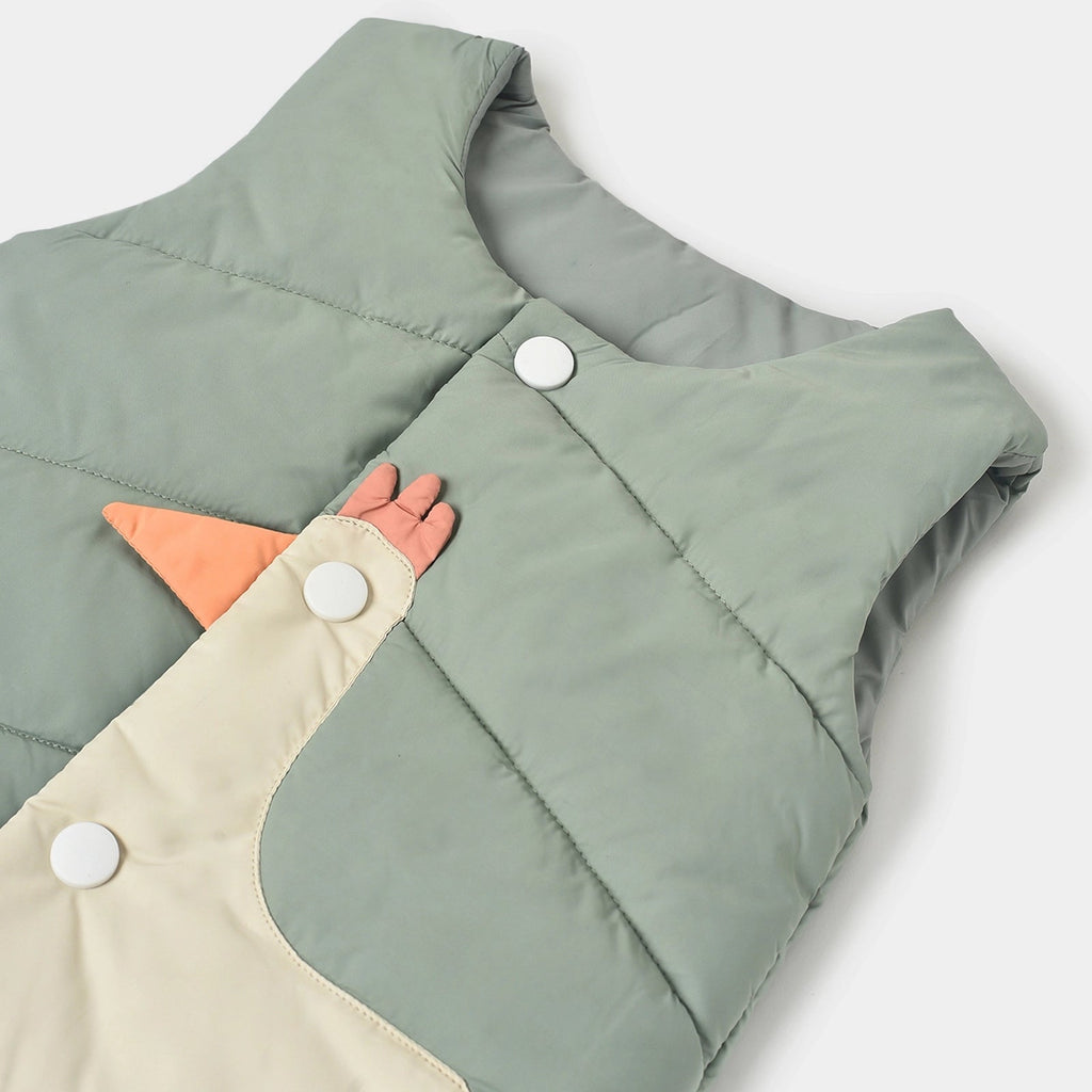 Farm Friends Woven Sleeveless Plain Jacket Sleeveless Jacket 5