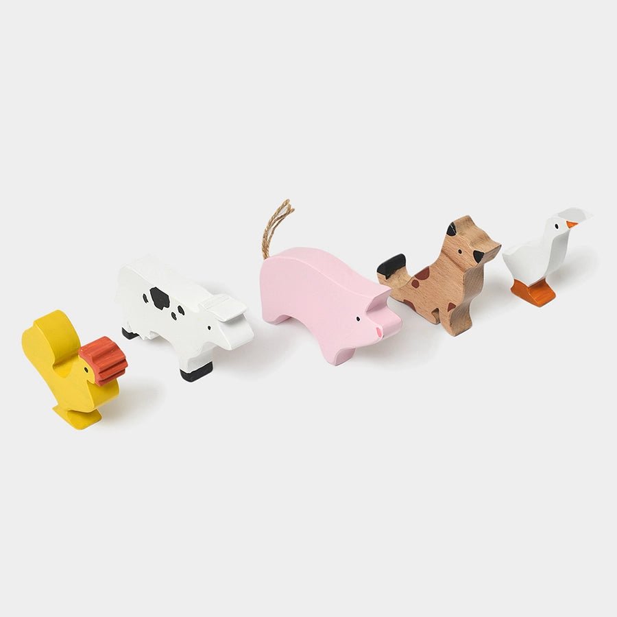 Farm Wooden Animals Set Activity Toy 4