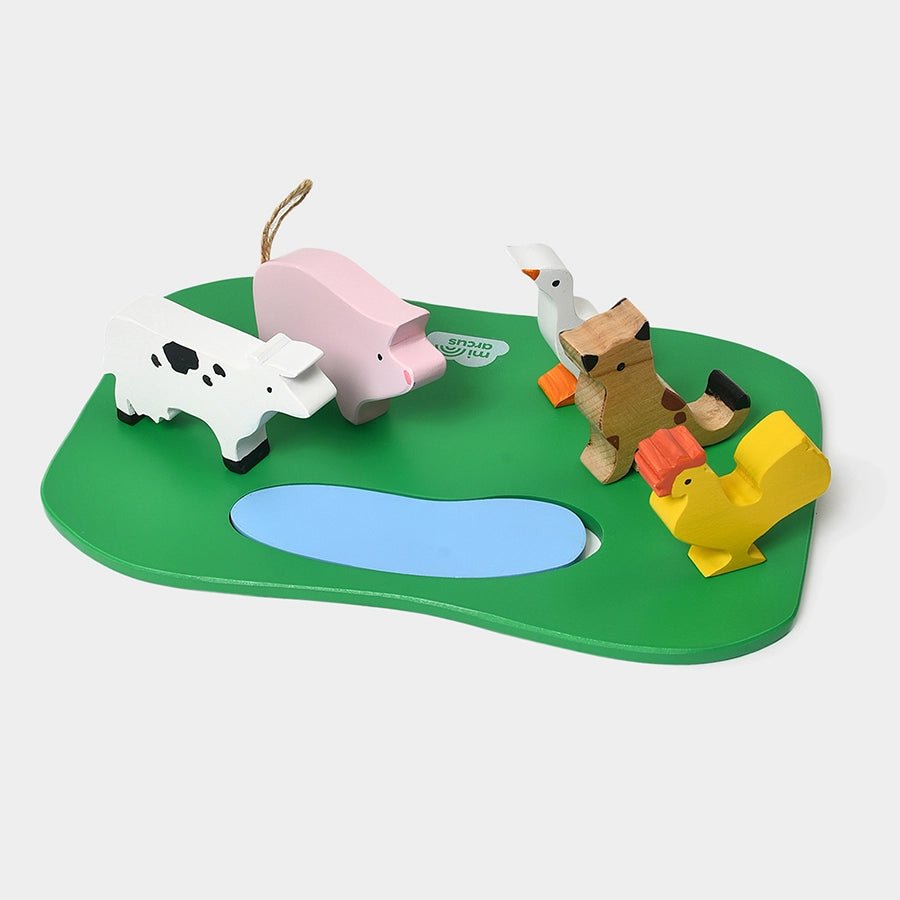 Farm Wooden Animals Set Activity Toy 2