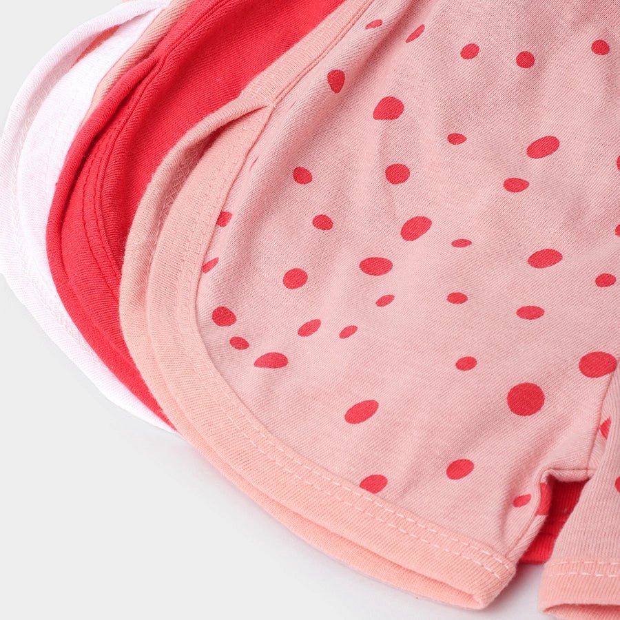 Flamingo Print Baby Girl Shorts (Pack of 3) Shorts 9