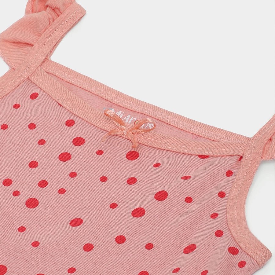 Flamingo Print Baby Girl Tank Top (Pack of 3) Vest 8