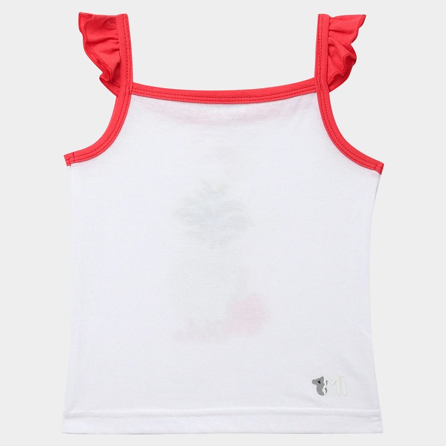 Flamingo Print Baby Girl Tank Top (Pack of 3) Vest 7
