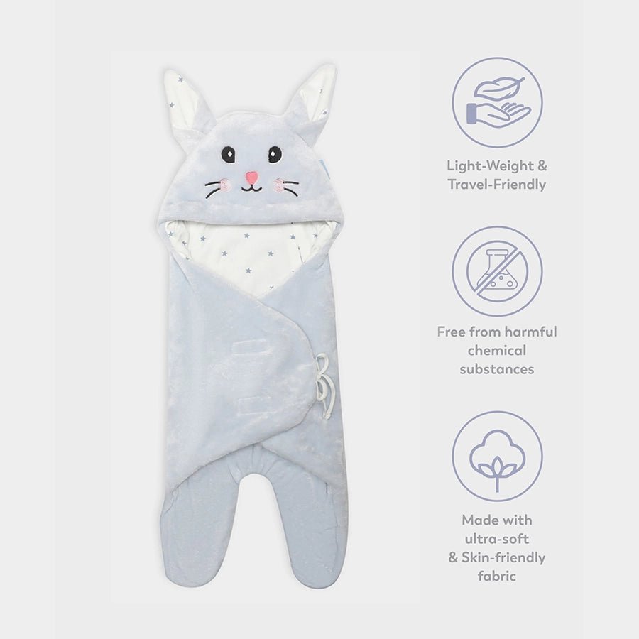 Flurry Baby Boy Hooded Blanket - Constellation Hooded Blanket 6