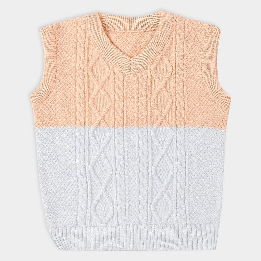Frosty`z Blossom Sleeveless Sweater Sweater Half Sleeves 2
