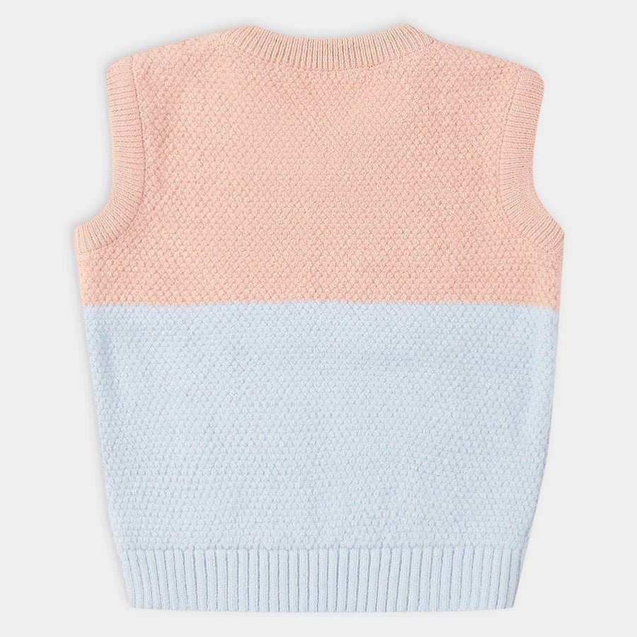 Mi Arcus - Frosty`z Blossom Sleeveless Sweater - Sweater