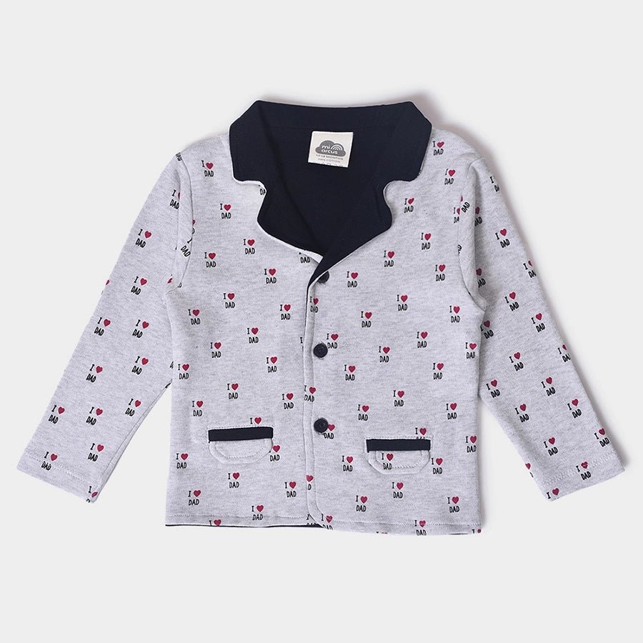Frosty'z Boys LOVE DAD Print Blazer Blazer 2