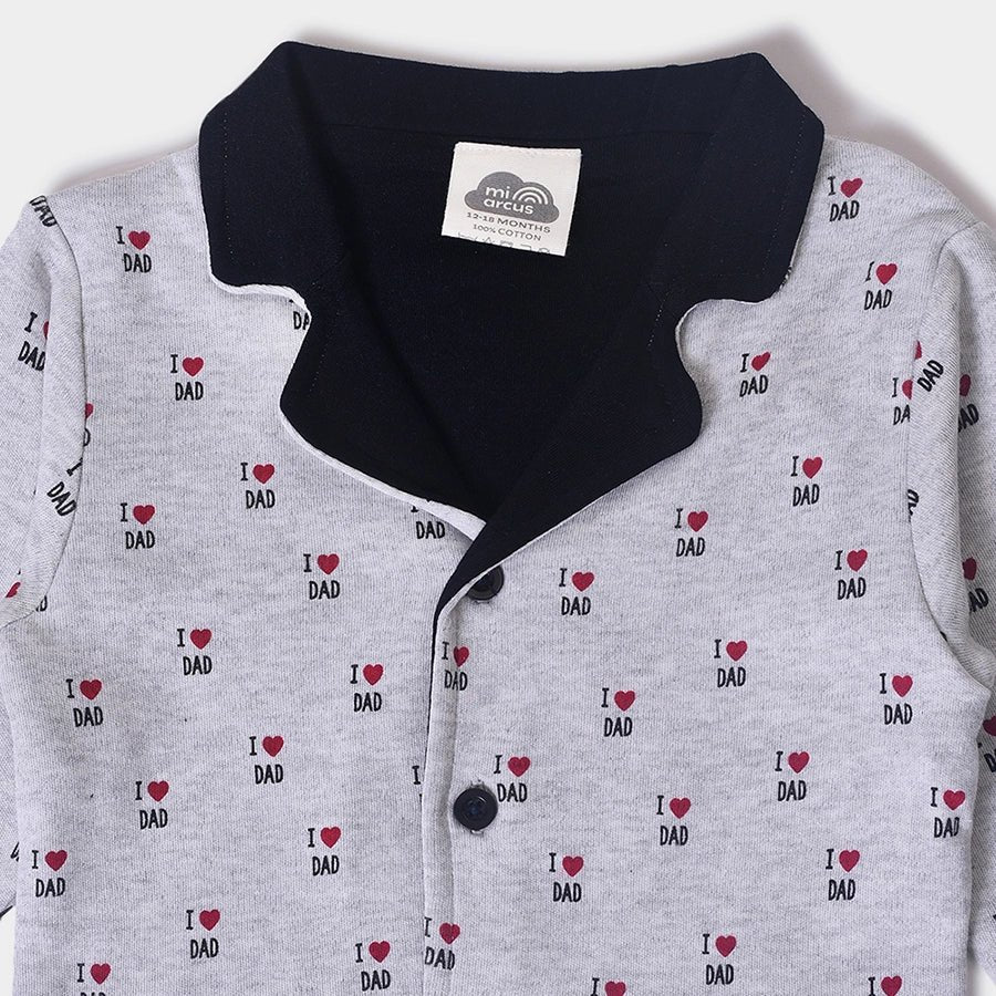 Frosty'z Boys LOVE DAD Print Blazer Blazer 4