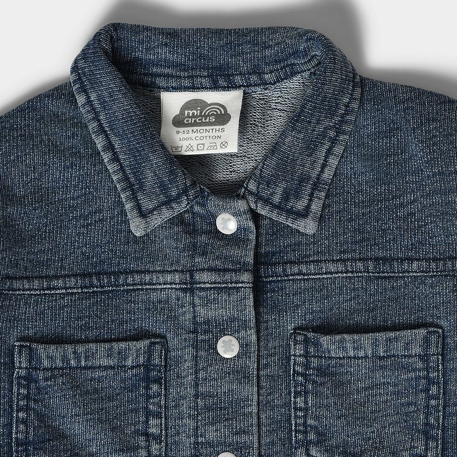 Frosty'z Unisex Knitted Denim Corduroy Jacket Jacket Full Sleeves 4
