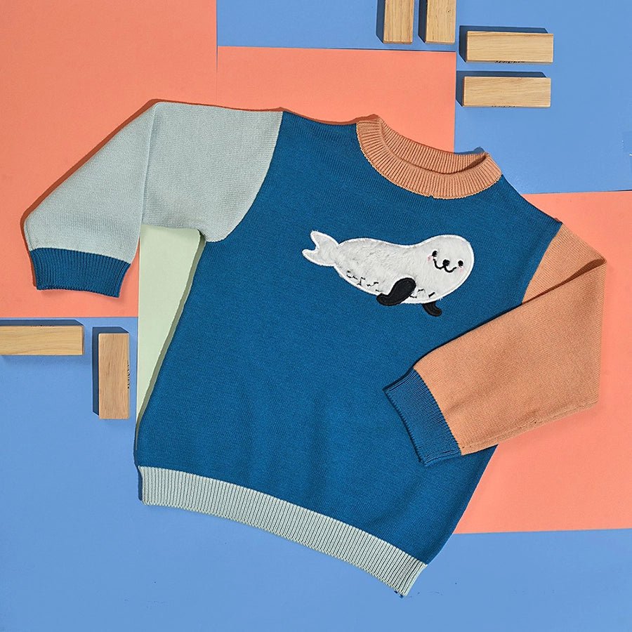 Frosty'z Unisex Seal Knitted Sweater Sweater Full Sleeves 3