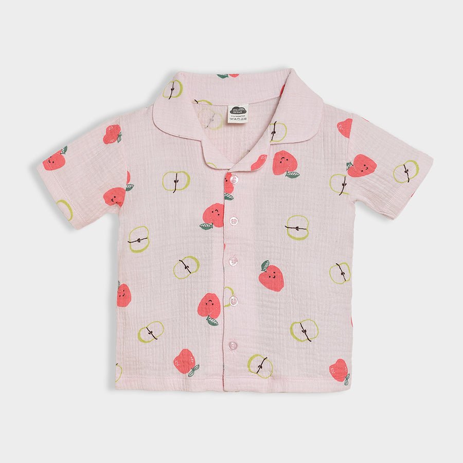 Fruits Pomme Printed Shirt & Shorts Set Shirt & Shorts Set 2