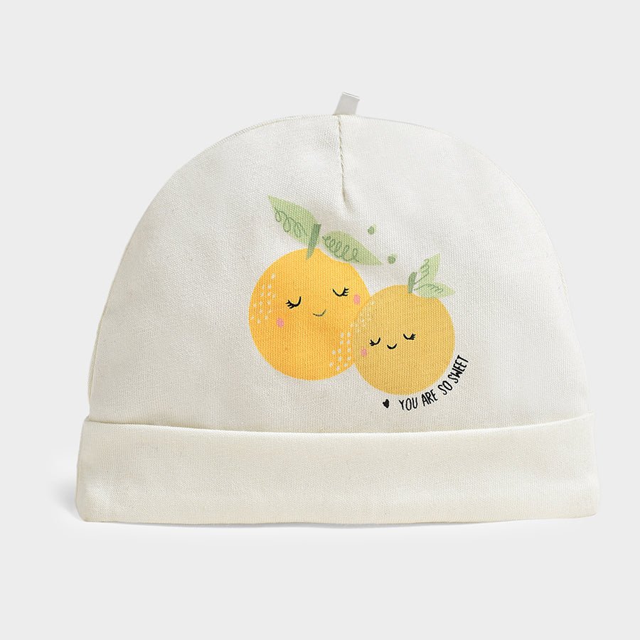 Fruits Zesty Multicolor Cap & Mitten Set Cap 3