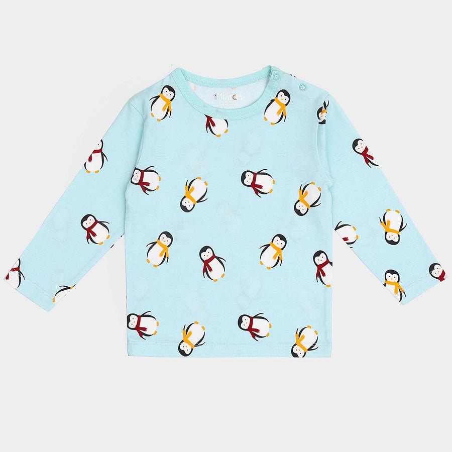 Fun Days Unisex Penguin Slumber Set (Full Sleeve Tee-Pyjama) Clothing Set 3