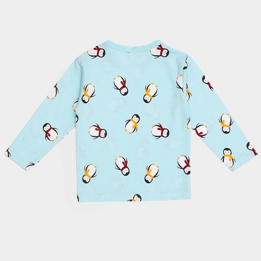 Fun Days Unisex Penguin Slumber Set (Full Sleeve Tee-Pyjama) Clothing Set 5