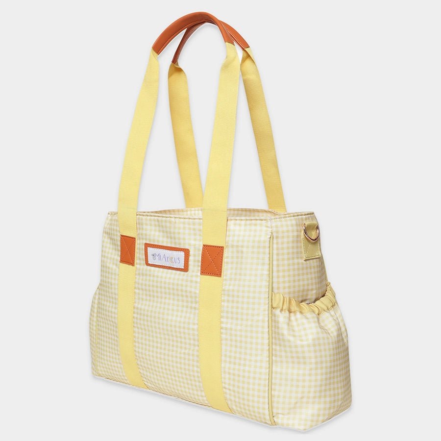 Gingham Check Print Diaper Bag Diaper Bag 2