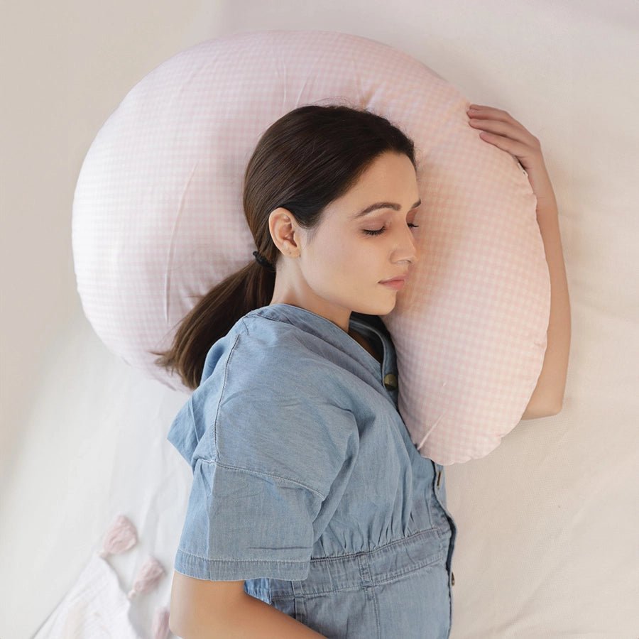 Gingham Contour Pregnancy Pillow Pregnancy Pillow 1