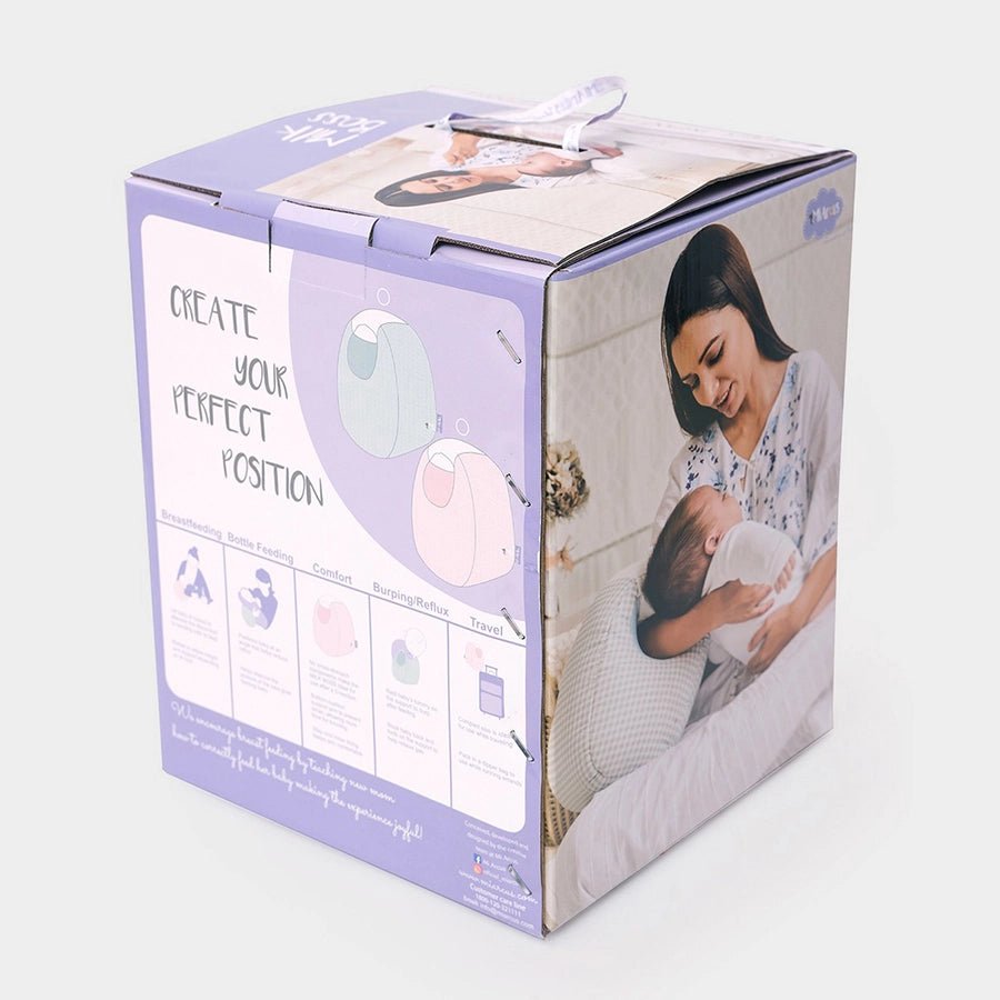 Gingham Milk Boss Feeding Support Pillow Feeding Pillow 6