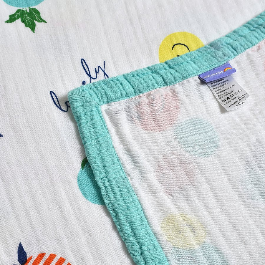 Grow Kind Dappled Muslin Blanket White Blanket 5