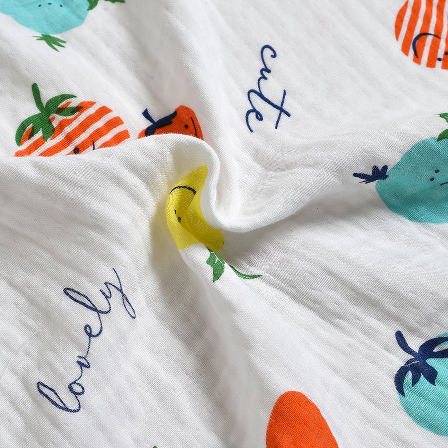 Grow Kind Dappled Muslin Blanket White Blanket 6