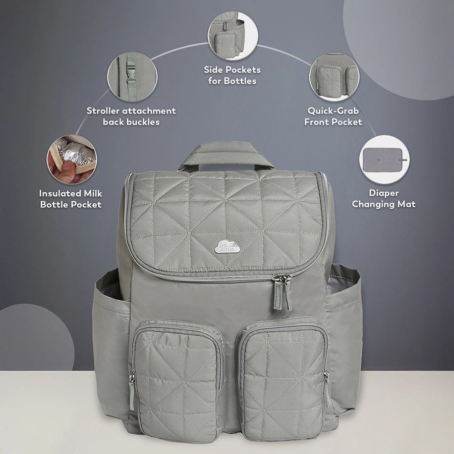 Happy Summer Ash Diaper Bag Diaper Bag 5