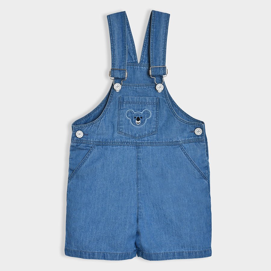 Happy Summer Azure Solid Dungaree Dungaree 1