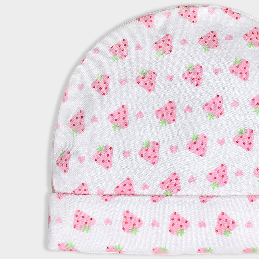 Happy Summer Blushy Cap & Socks Set Pack of 2 Cap & Socks 4
