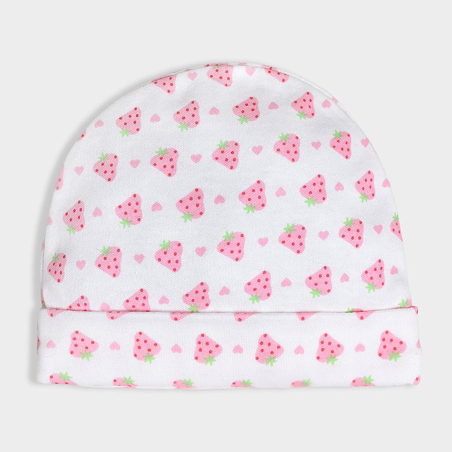 Happy Summer Blushy Cap & Socks Set Pack of 2 Cap & Socks 3