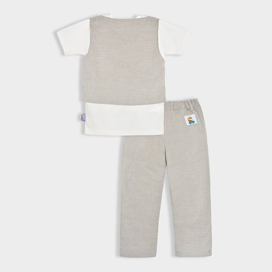 Happy Summer Carob Shirt & Trouser Set Shirt & Trouser Set 8