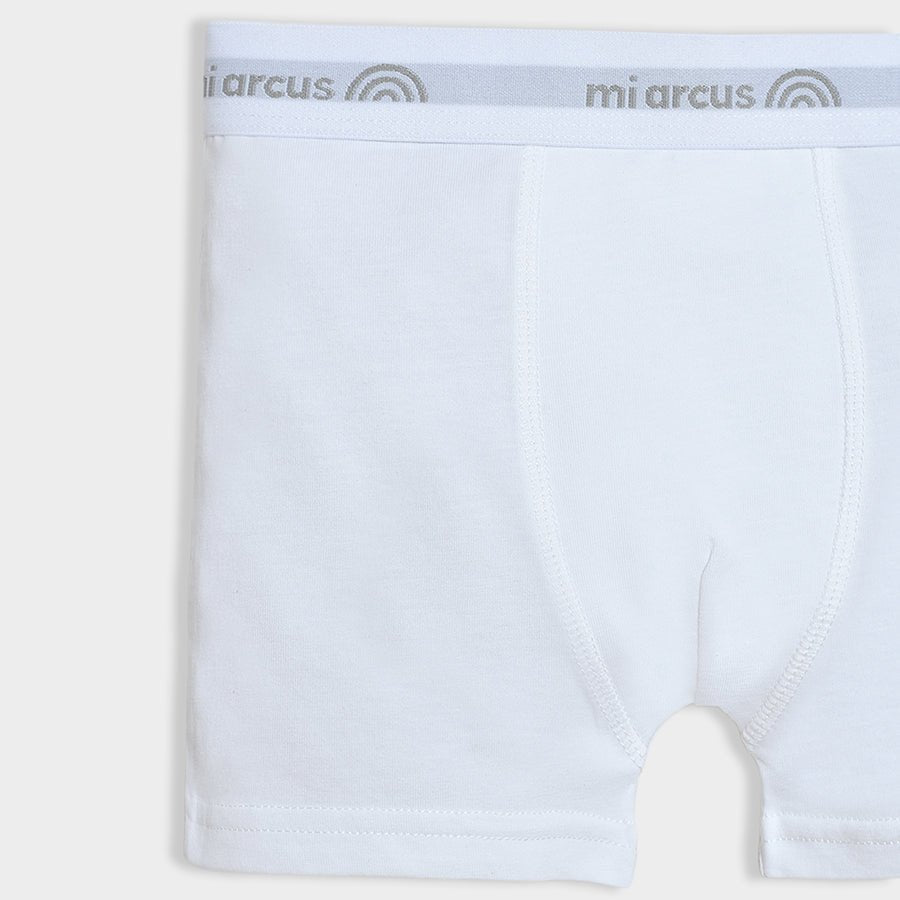 Happy Summer Jed Brief White Pack of 3 Brief 4