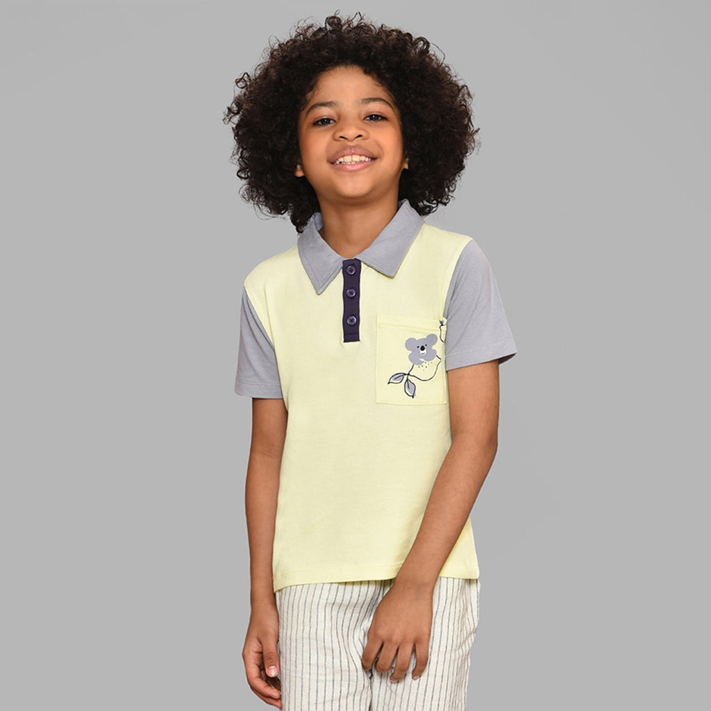 Happy Summer Lemon Half Sleeves T-Shirt Half Sleeves Polo Tshirt 1